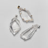 Freeform faceted lemurian crystal pendant
