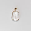 Freeform faceted crystal pendant
