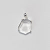 Freeform faceted crystal pendant