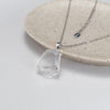 Freeform faceted crystal pendant