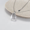 Freeform faceted crystal pendant
