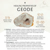 Druzy geode slice ring