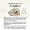 Chunky freeform faceted geode ring