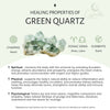 Green quartz marquise cabochon ring