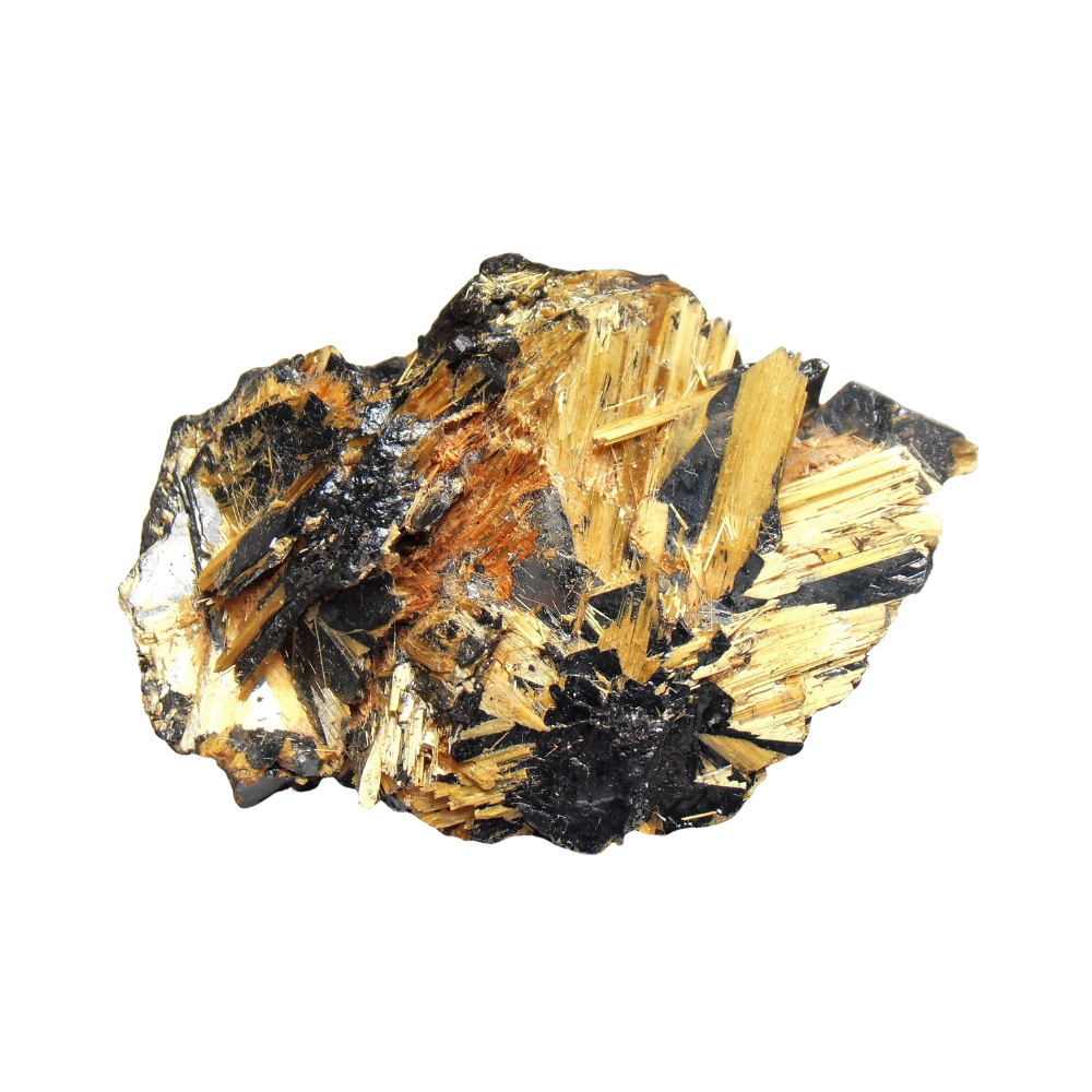 Hematite, Rutilated