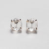 Hexagon crystal studs