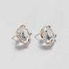 Hexagon crystal studs