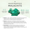 Malachite oval cabochon ring