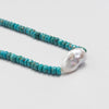 Thalassa Pearl — Arizona turquoise & pearl necklace