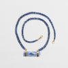 Tara Celeste — blue kyanite & raw kyanite bar necklace