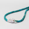 Thalassa Pearl — Arizona turquoise & pearl necklace