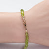 Demeter Lumira — green peridot & lemurian crystal necklace