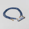 Tara Celeste — blue kyanite & raw kyanite bar necklace