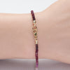 Hathor Crystalina — shaded ruby & lemurian crystal necklace