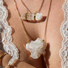 Lemurian crystal connector necklace