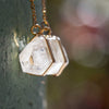 Lemurian crystal connector necklace