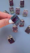 Fluorite baguette ring