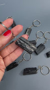 Black tourmaline keychain