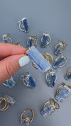 Blue kyanite ring