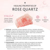 Rose quartz puffy triangle cabochon statement ring