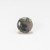 Moss agate mixed shape cabochon rings