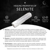 Raw selenite bar ring