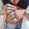 Freeform larimar ring