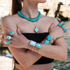 Amazonite freeform faceted ring
