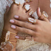 Lemurian point cuff bracelet