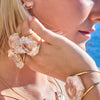 Large chunky raw crystal statement ring