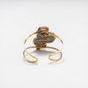 Mookaite snake statement cuff bracelet