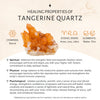 Tangerine crystal cluster statement ring